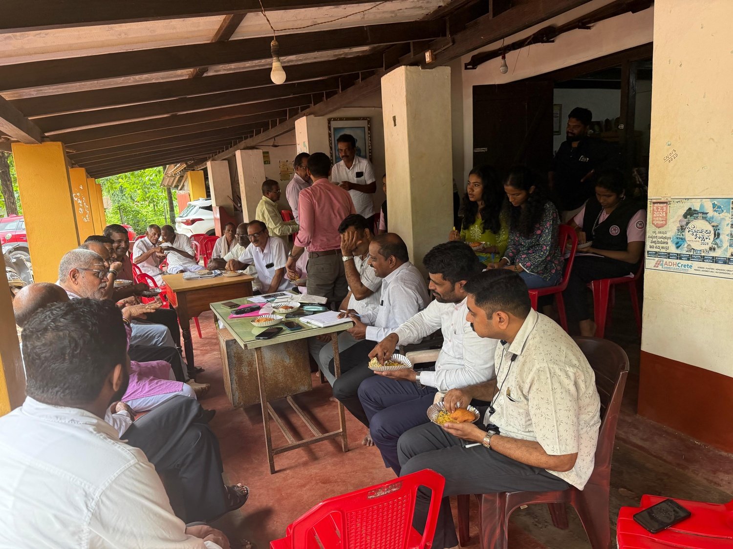 Field visit at Chitturu Gram panchayat
